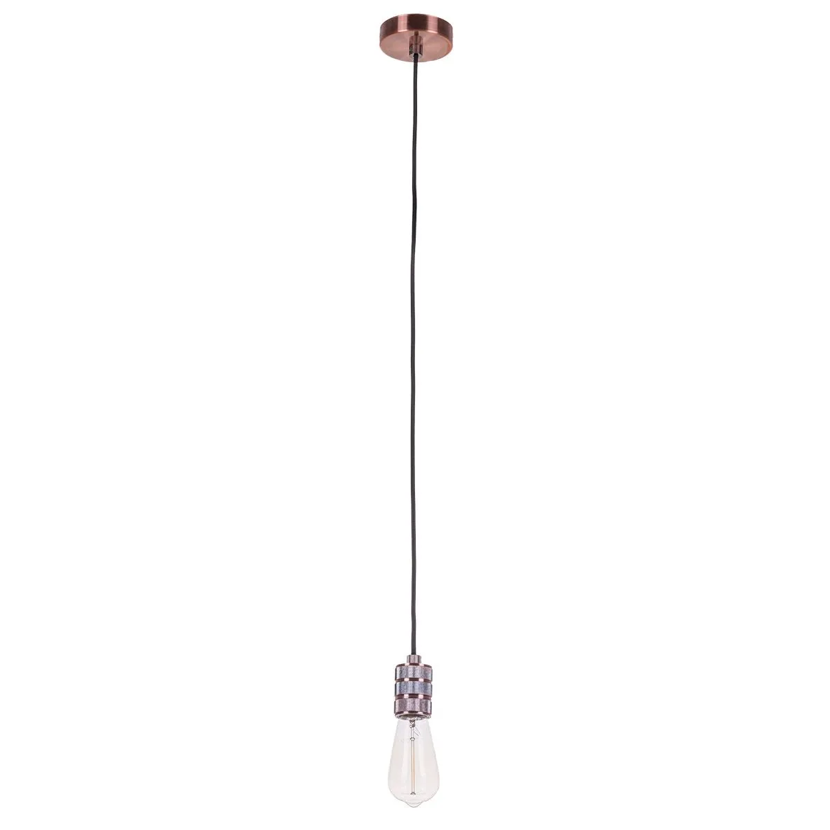 Millenia, nowoczesna oprawka wisząca, w kolorze czerwonej miedzi, E27, DS-M-010-03 RED COPPER